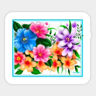 Pretty Flowers Sticker